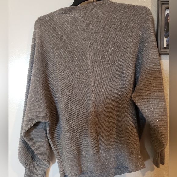 New York & Co gray sweater with embellishment - Picture 5 of 5